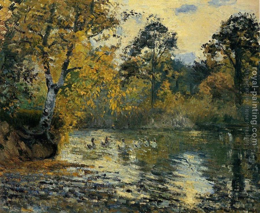 Camille Pissarro : The Pond at Montfoucault